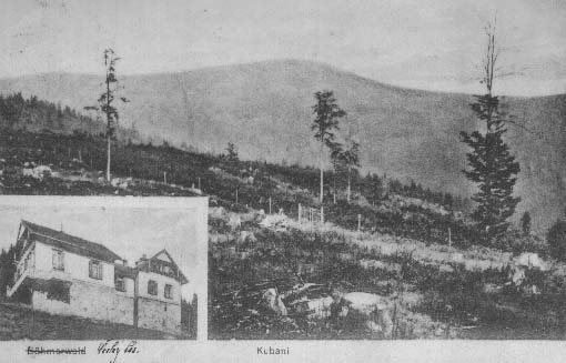 Pohled na Boubn, ve vezu loveck zmeek  r.1923