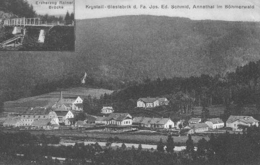 Sklrna v Annn, ve vezu most pes Otavu  r.1914