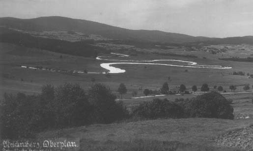 Srdce Vltavy u Horn  Plan  r.1925