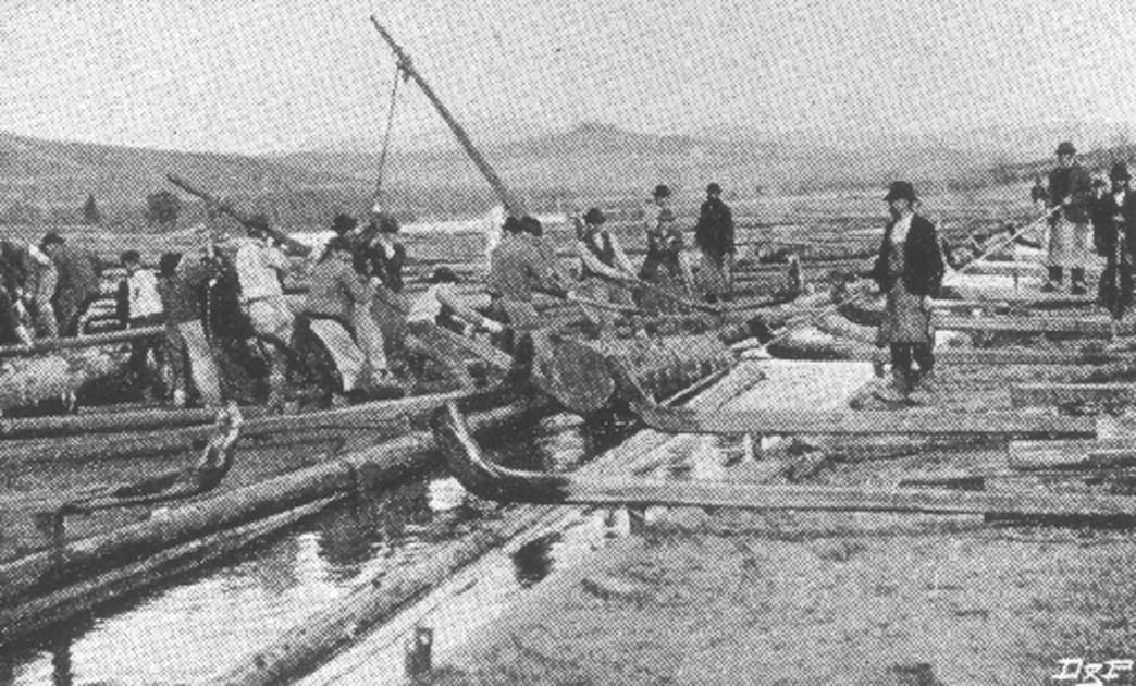 Vytahovn plavenho deva  r.1911