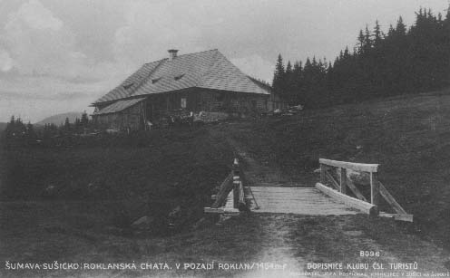 Roklansk chata, hjenka u Roklansk ndre r.1928