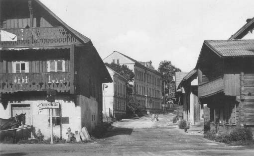 Kiovatka silnic na Horn Planou a na Soumarsk Most r.1940