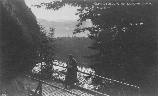 Vyhl�dka nad �ertov�m jezerem r.1930