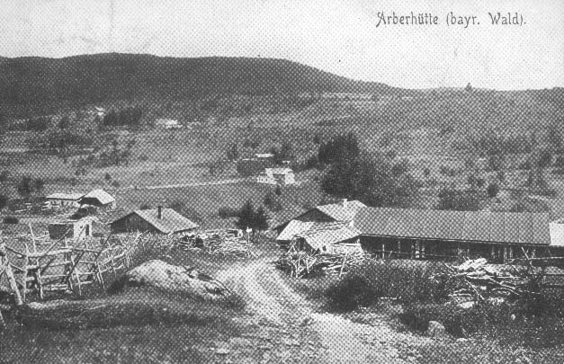 Starobyl chalupy  pod Velkm Javorem r.1913