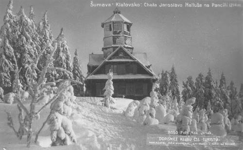 Zasnen Mattuova chata  r.1928