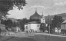 Nmst s kostelem  r.1920 