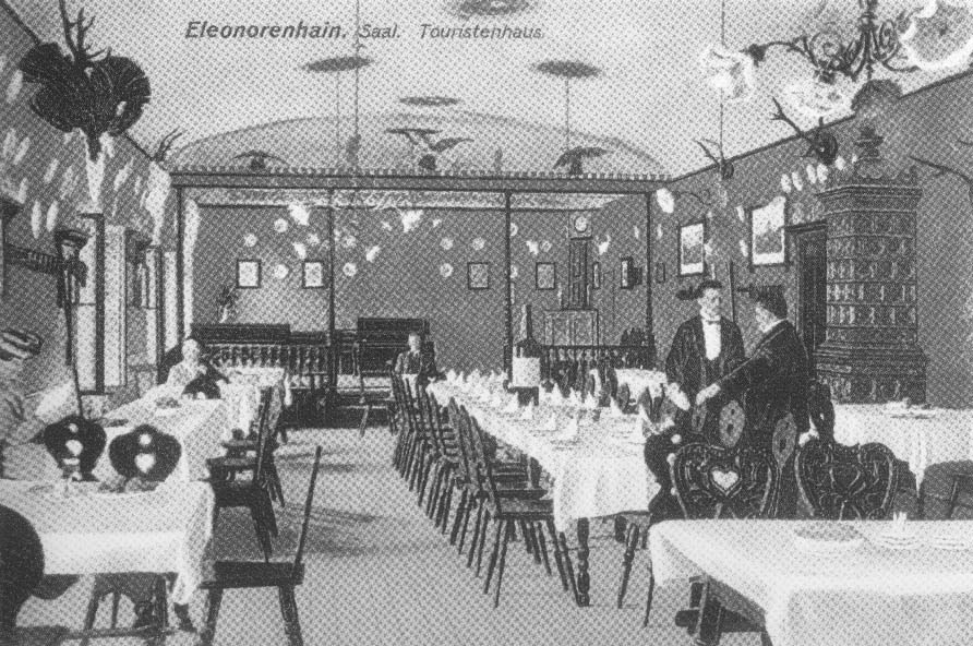 Interir turistickho domu  r.1909